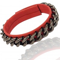 Bransoleta Chain Reaction - Wild Raspberry